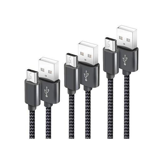 GERETIN Cable Micro USB 3Pack 1m