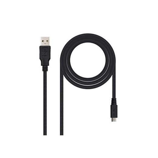 NANOCABLE 10.01.0500 - Cable USB 2.0 a Micro USB, Uso Principal en