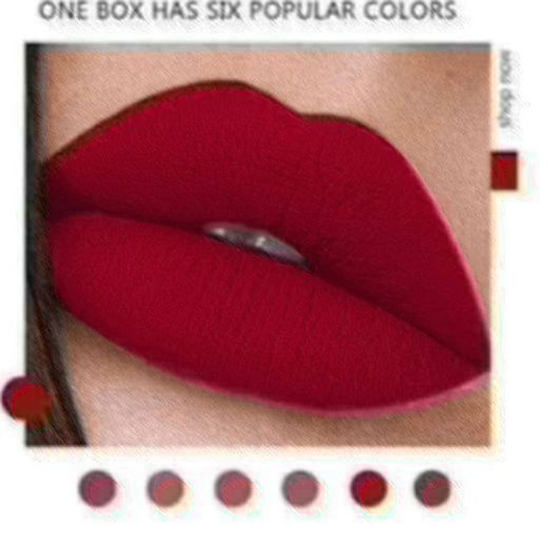 Social ARTIFUN Lápiz Labial Mate Tinte de Larga Duración Labios Cosméticos Maquiagem Maquillaje Rojo Batom Lip Stick para Todo tipo de Piel