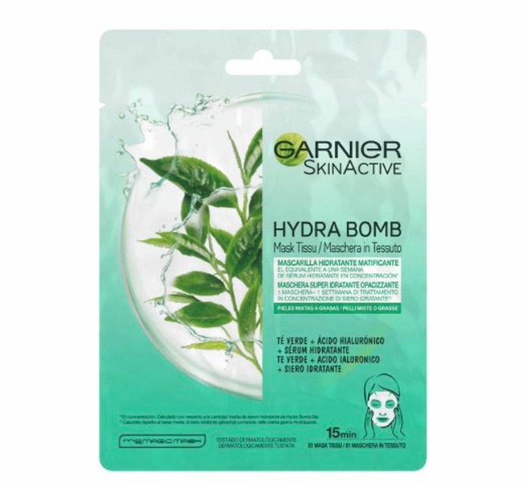 Producto Tissu Mask hidratante matificante Hydra Bomb