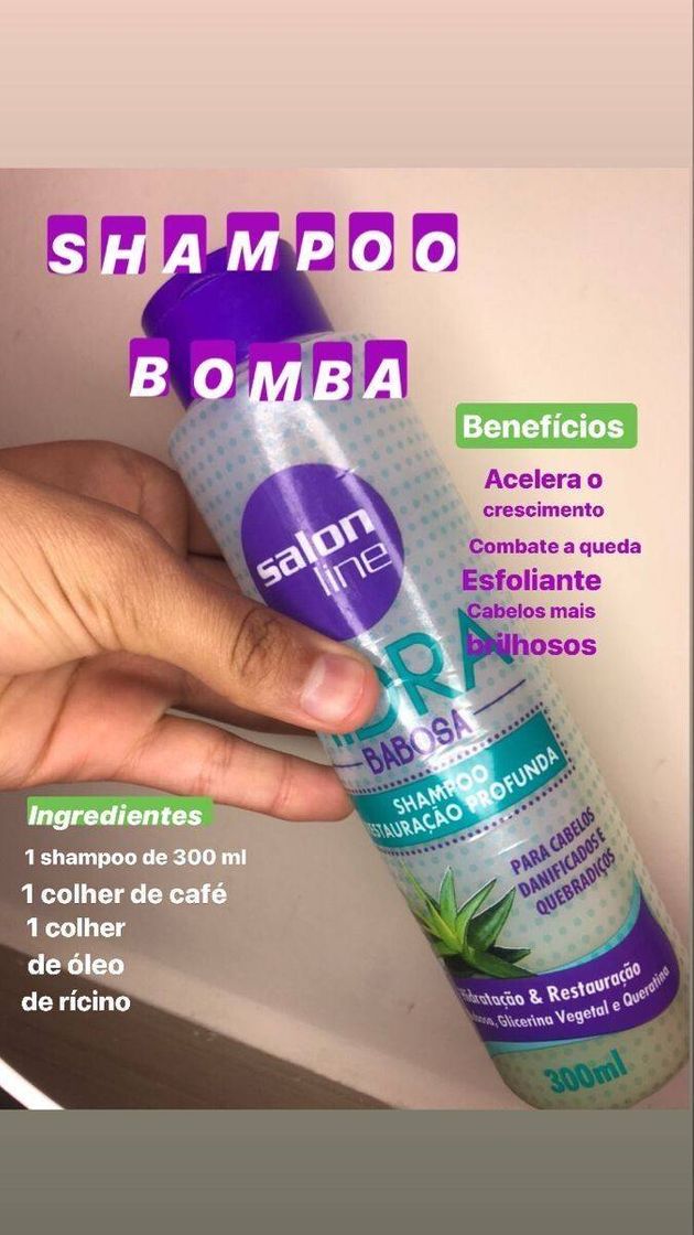 Fashion Shampoo bomba de crescimento capilar✅💜