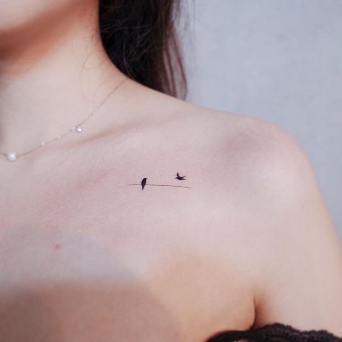 Social tatuagem minimalista 