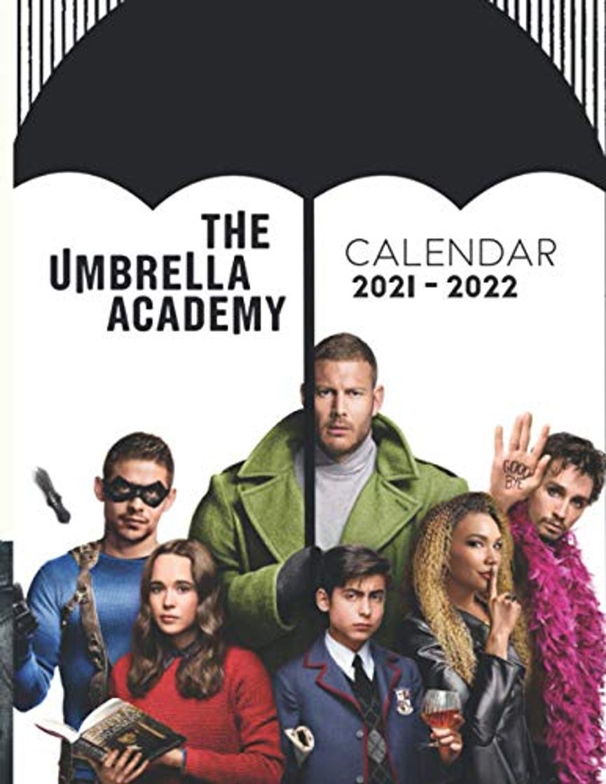 Book The Umbrella Academy: Amazing 18-month Calendar 2021 - 2022 with size 8