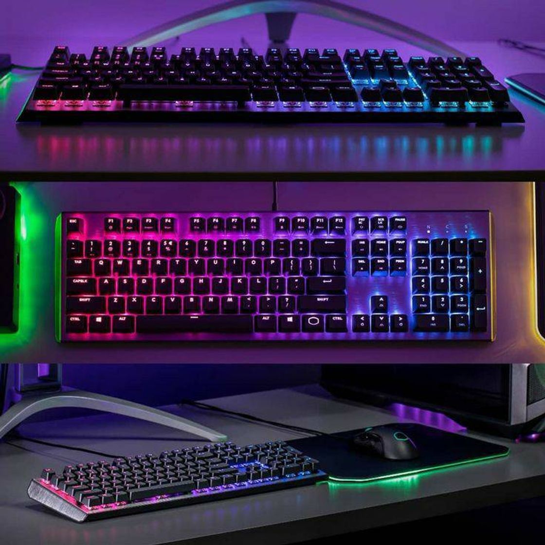 Electronic Teclados Gaming, TedGem Teclado Gaming, Teclado USB, Teclado Gaming PS4 LED Retroiluminado