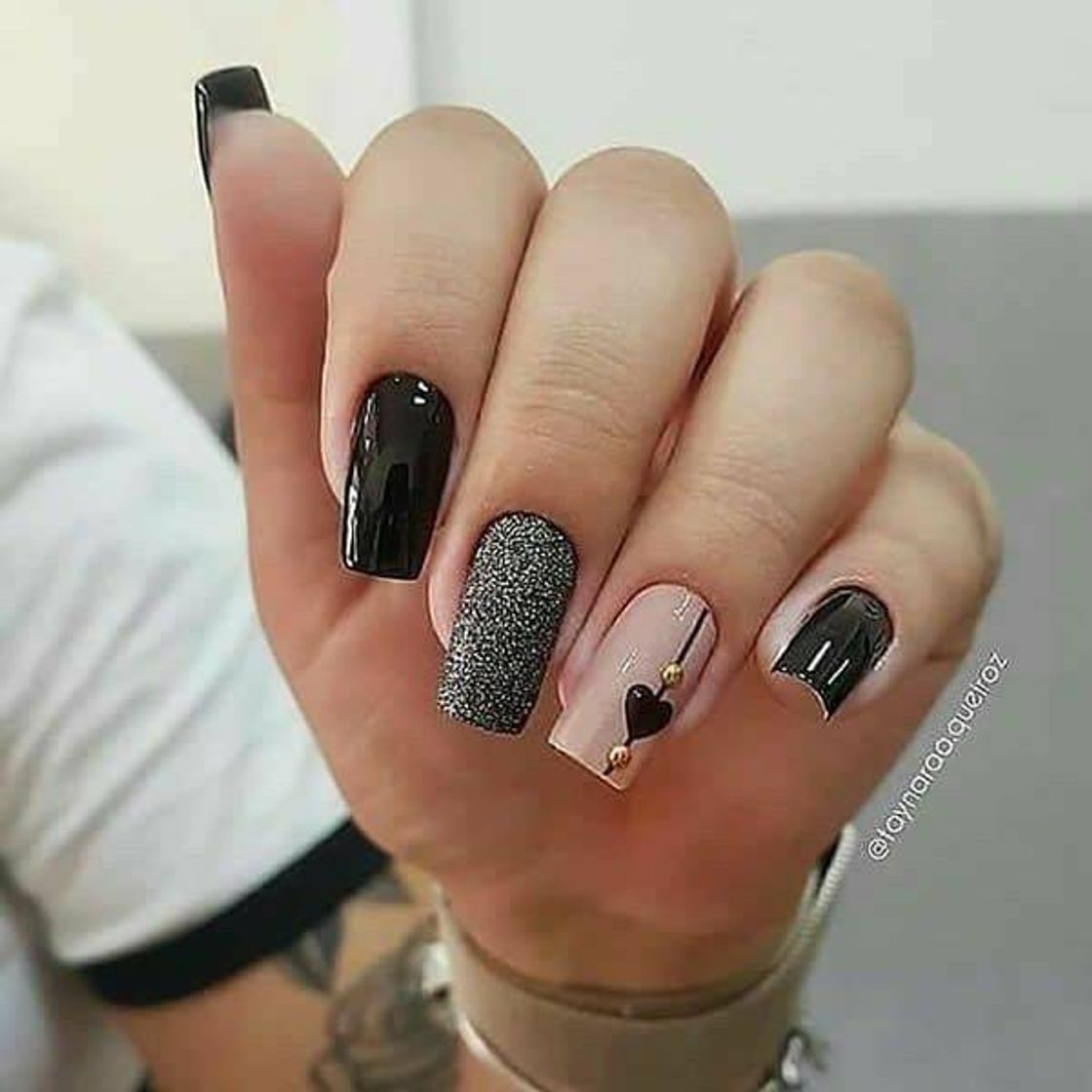 Fashion Unhas pretas🖤💅