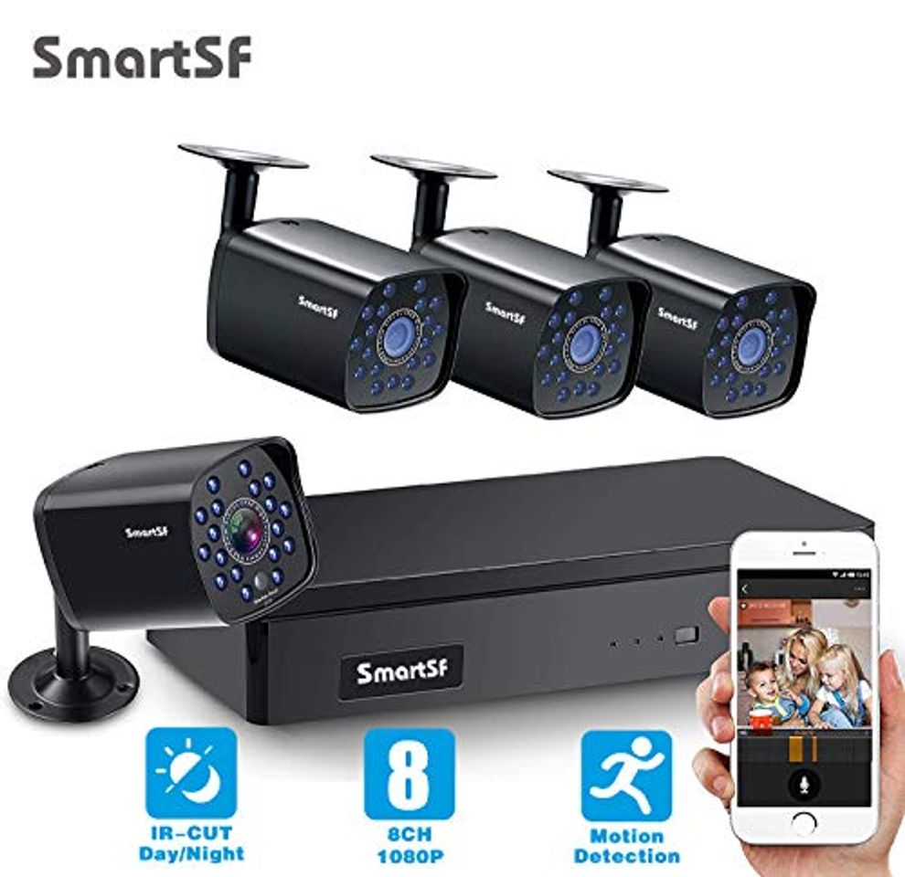 Producto SmartSF CCTV 1.0 MP Kit de videovigilancia