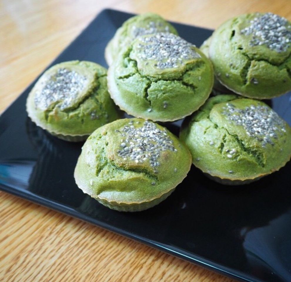 Fashion Muffins de té matcha