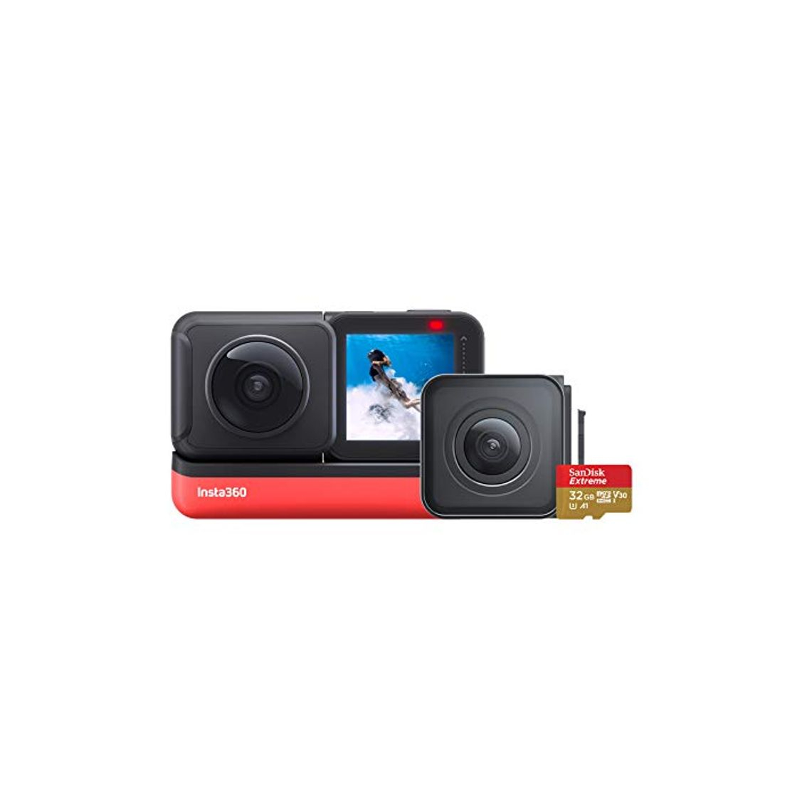 Product Insta360 One R Cámara de Acción Deportiva Adaptativa Control de Voz IPX8