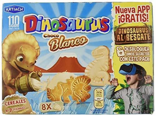 Dinosaurus Chocolate Blanco Caja de Galletas