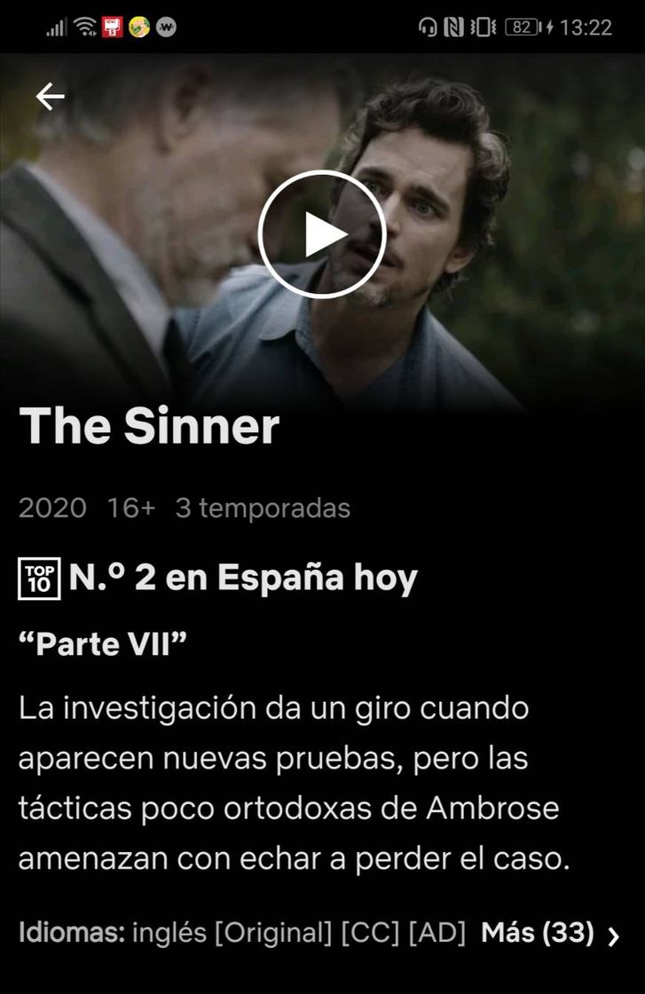 Serie The Sinner