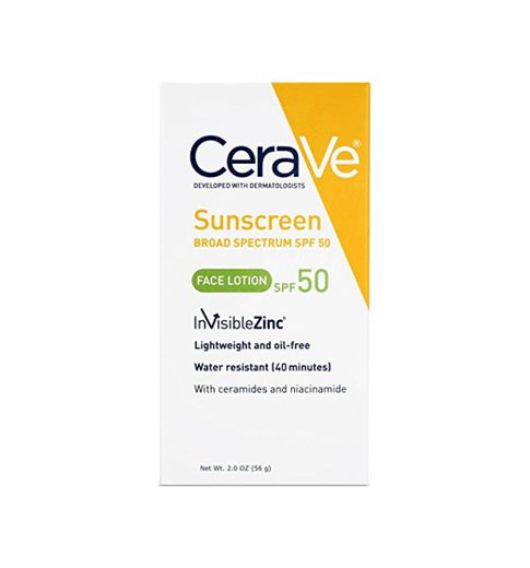 CeraVe - Loción para la cara con factor de protección solar