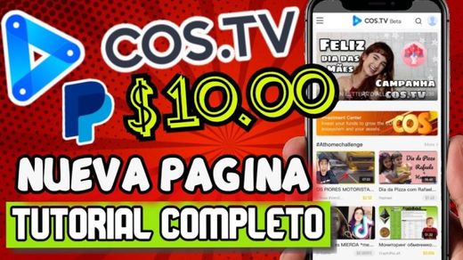 COS TV 🔥 TUTORIAL COMPLETO 🔴 COS.TV Para ganar dinero 💵 