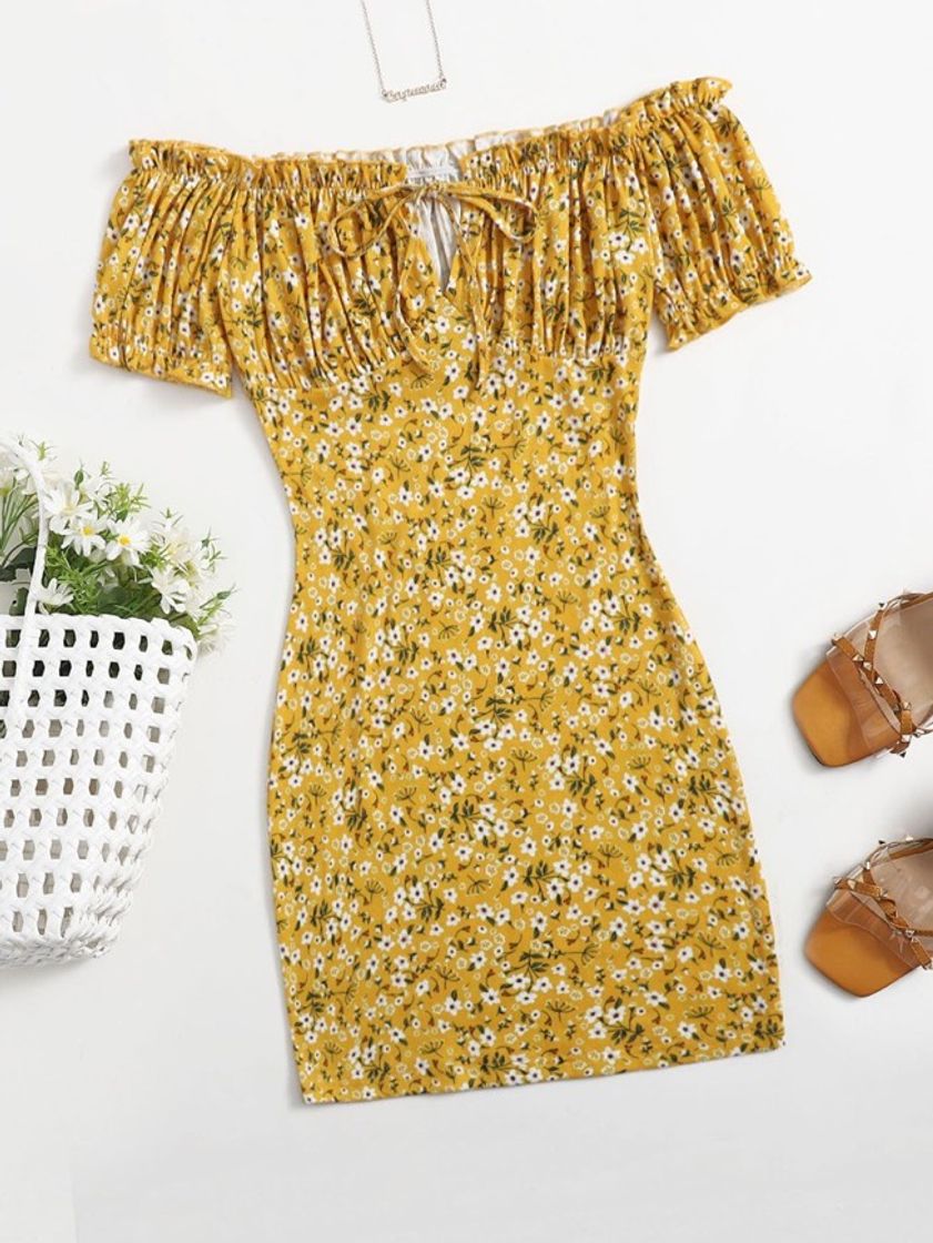 Moda Lindo vestido da shein 🌼🌻🌻🌻