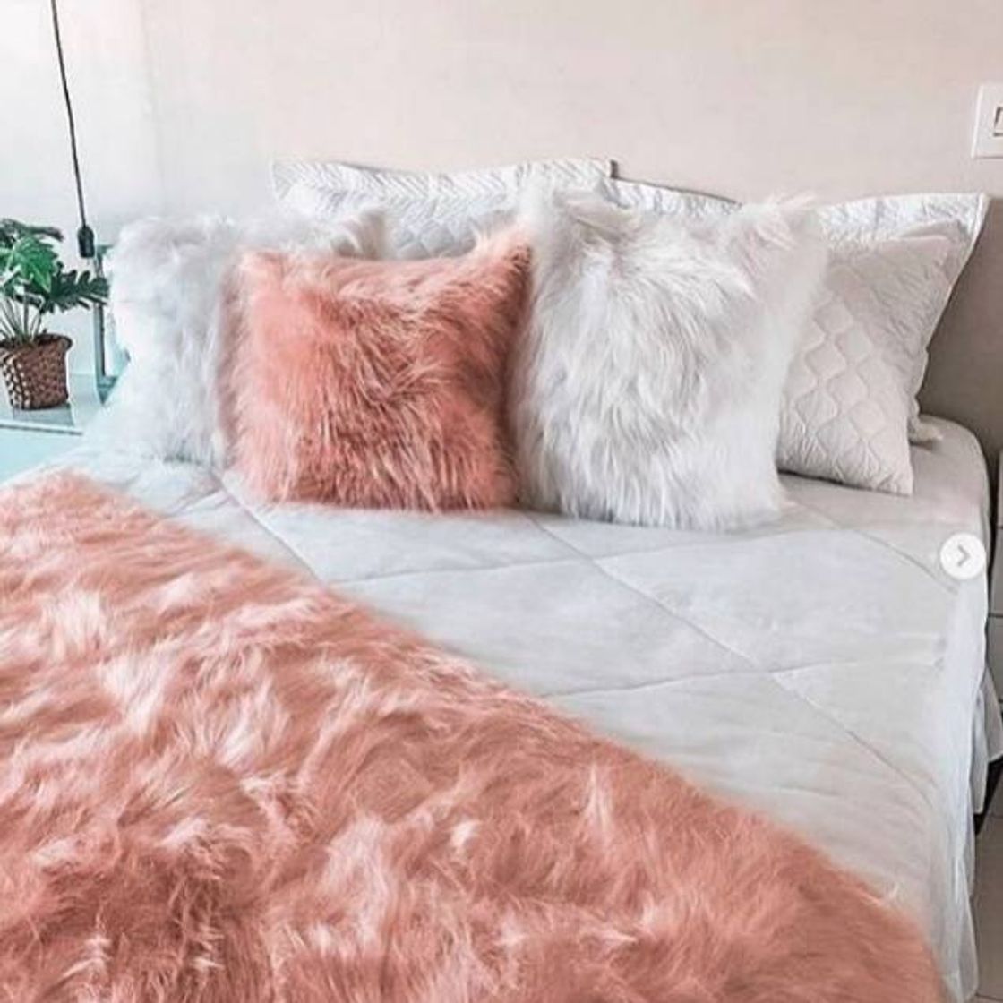 Productos Almofada Fluffy Pillow Rose Gold