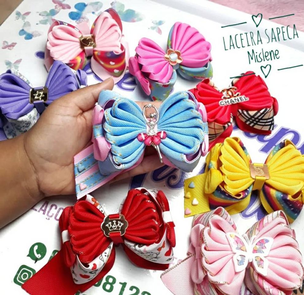 Moda 🎀Laços de cabelo lindos pra sua princesa e pra vc tbm!🎀