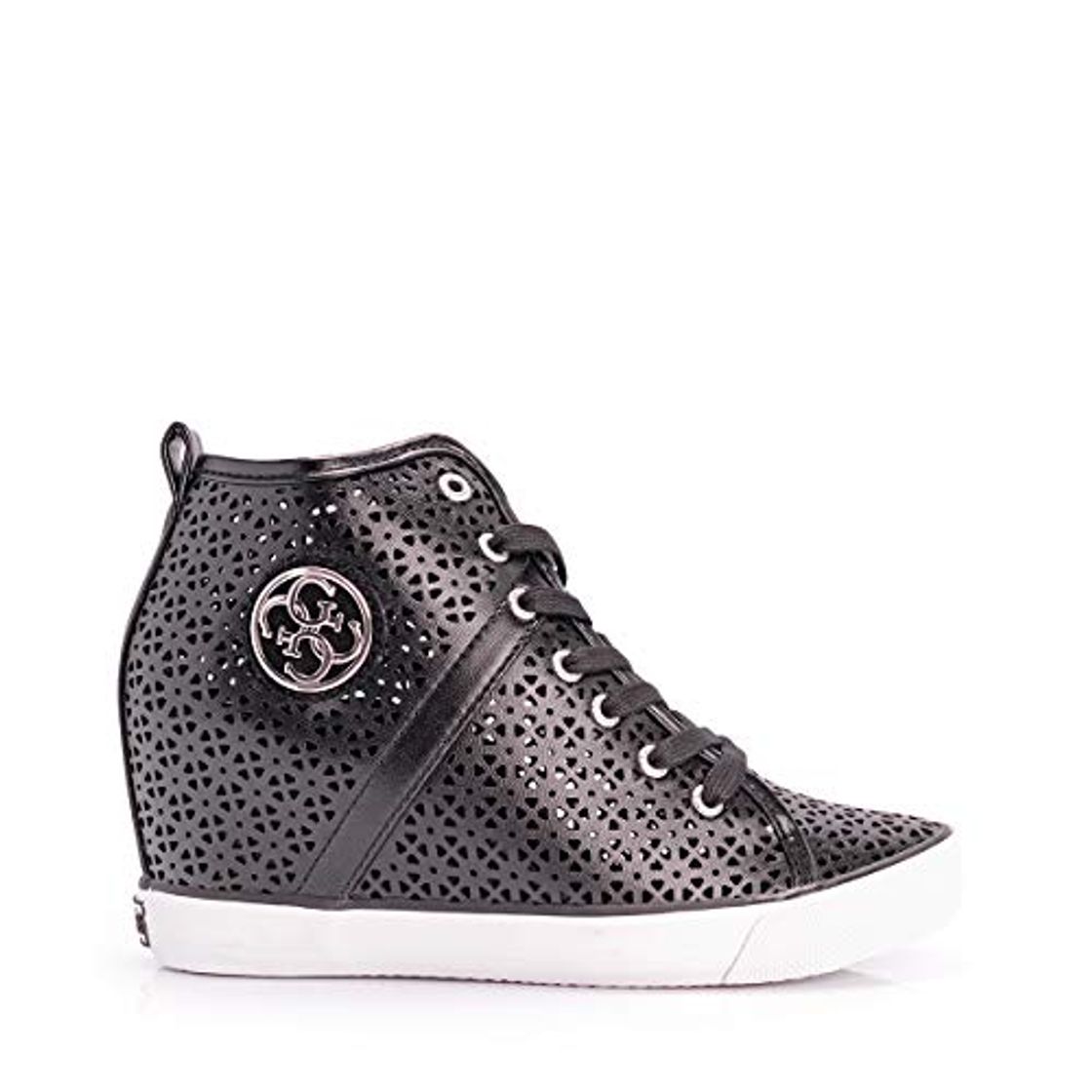 Lugar Guess Jillie, Zapatillas de Tenis para Mujer, Negro