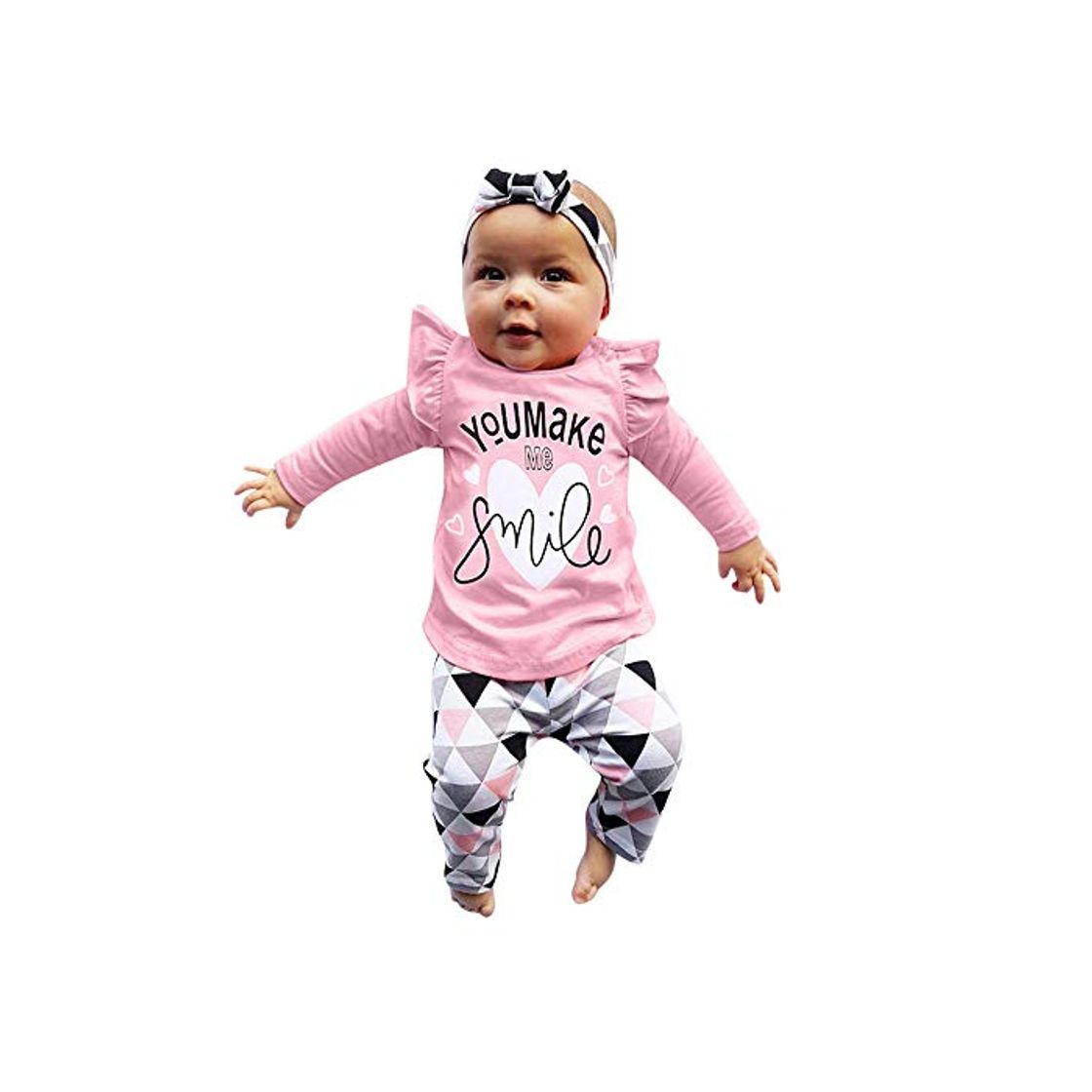 Social LANSKIRT Ropa para Recién Nacido Infantil bebé niñas Conjunto de Ropa de