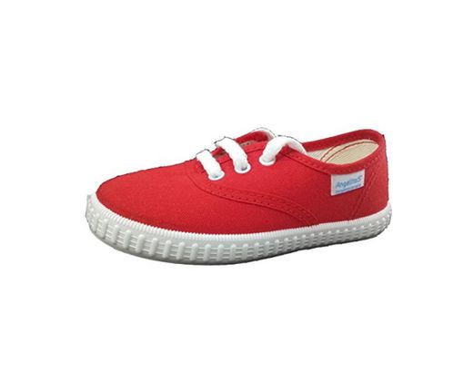 Zapatillas de Lona para Niños y Niñas, Angelitos mod.121, Calzado infantil Made