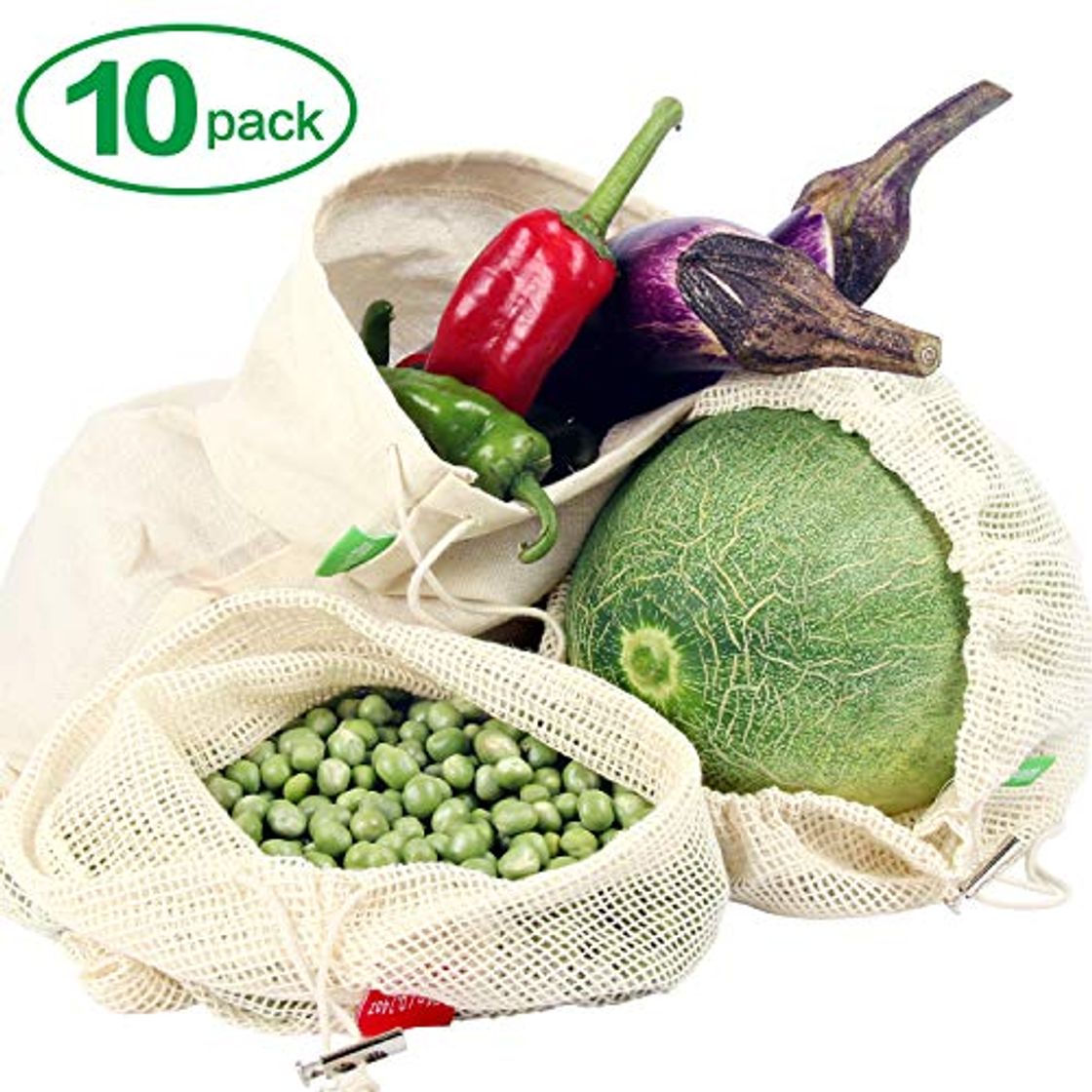 Lugar Winload Bolsas de Vegetales Reutilizables