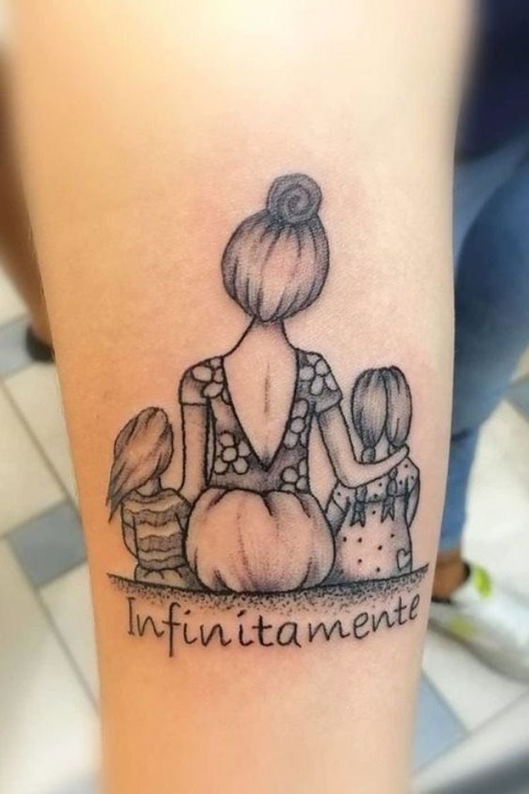 Moda Tatuagem mãe e filhas ... 👩🏼👱🏻‍♀️👧🏼