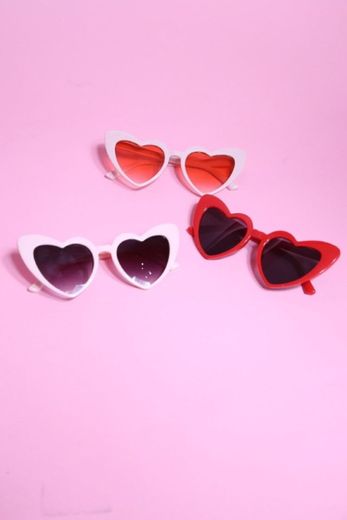 heart shaped sunnies