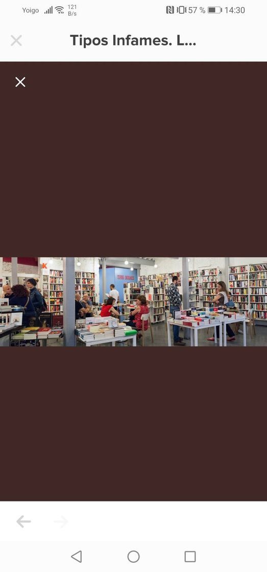 Restaurants Tipos Infames. Libros y vinos