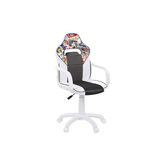 Adec - DRW Sticker, Silla de Escritorio, Estudio o Despacho, Sillon Gaming