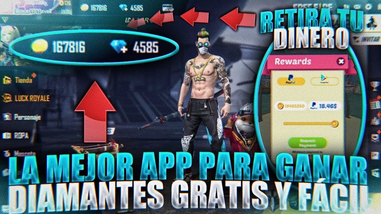 Moda COMO TENER DIAMANTES GRATIS EN FREE FIRE SIN DINERO ...