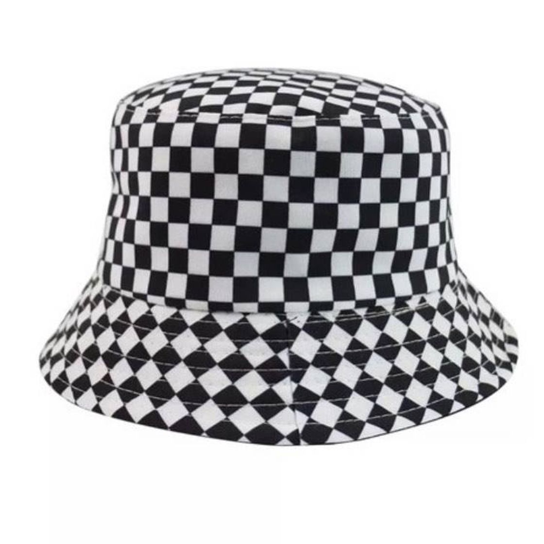 Fashion Bucket hat xadrez