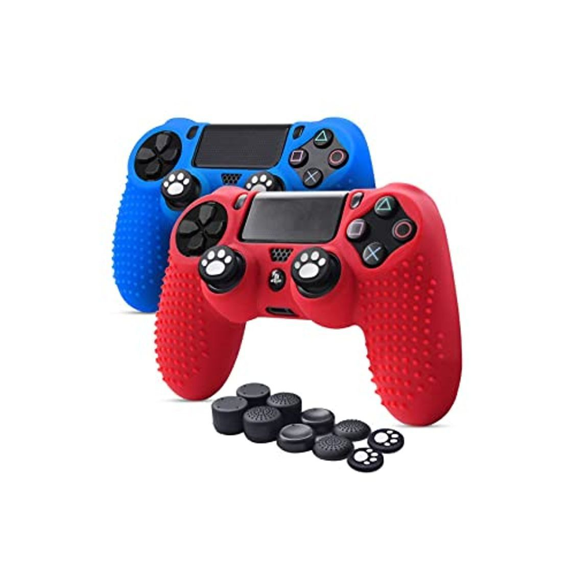 Electrónica Fundas para Mando PS4/PS4 Pro/PS4 Slim Dualshock 4, Silicona Carcasa Protectora Antideslizante