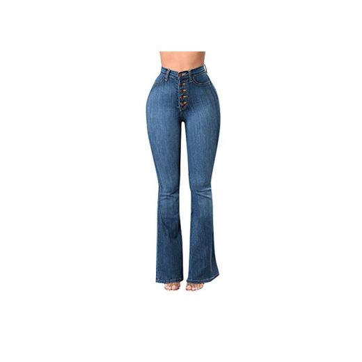 STRIR Vaqueros Talla Grande Mujer,Mujeres De Cintura Alta Pantalones Vaqueros Pantalones Largos