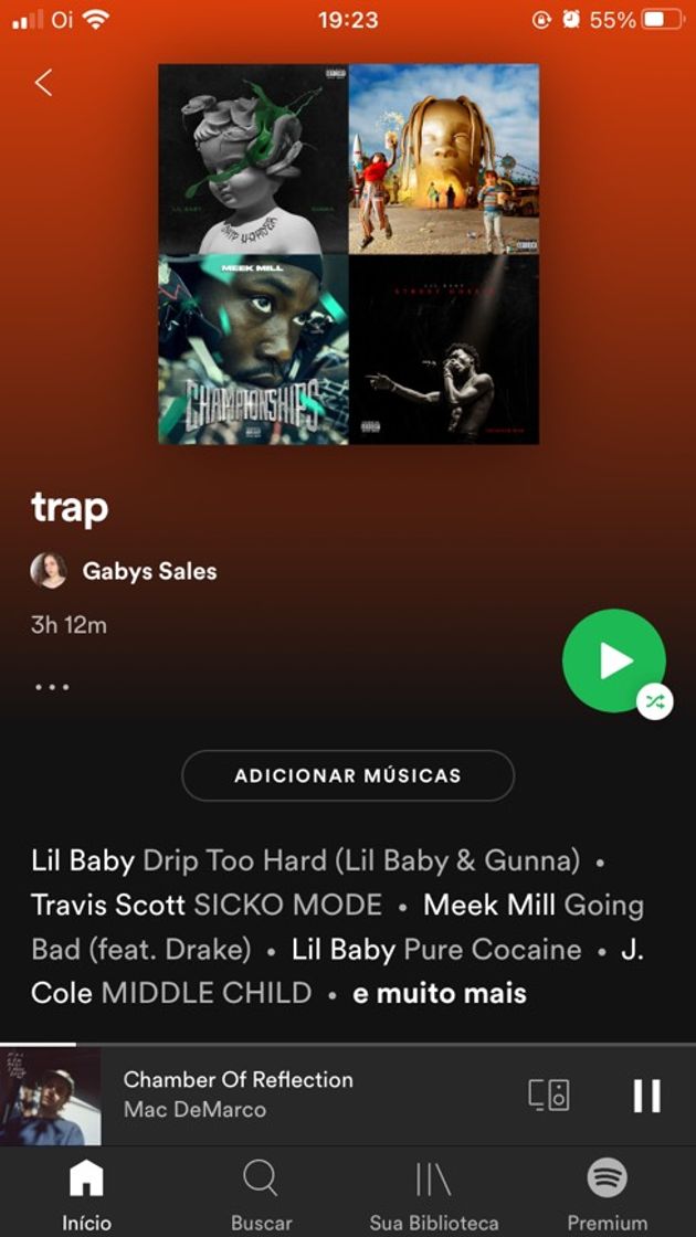 Canción playlist de trap pra vcs 