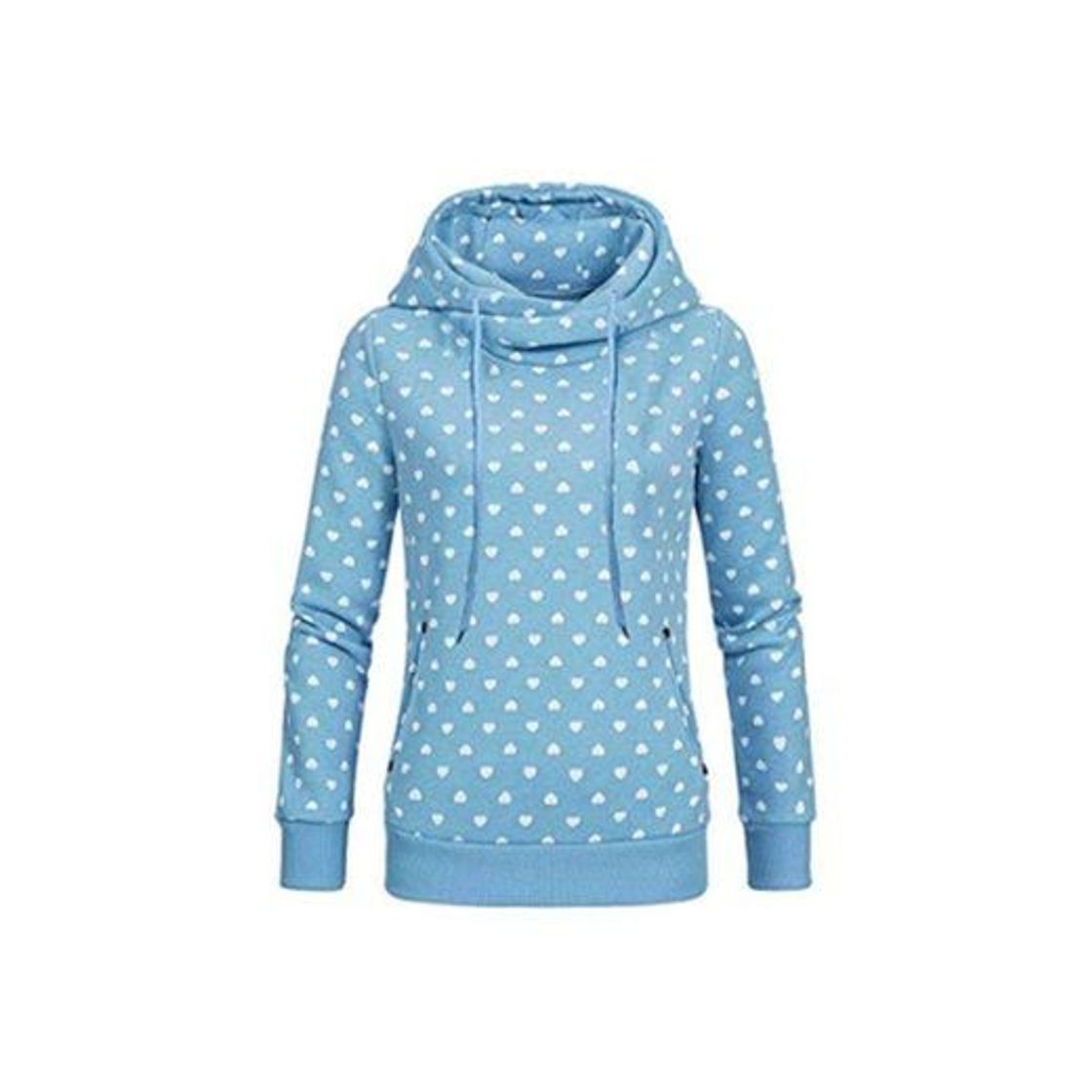 Social Abrigo De Invierno con Capucha De Las Mujeres Patchwork Chaqueta con Cremallera De Lana Caliente Abrigo De AlgodóN con Capucha Casual Outwear Sudadera con Capucha Deportiva riou