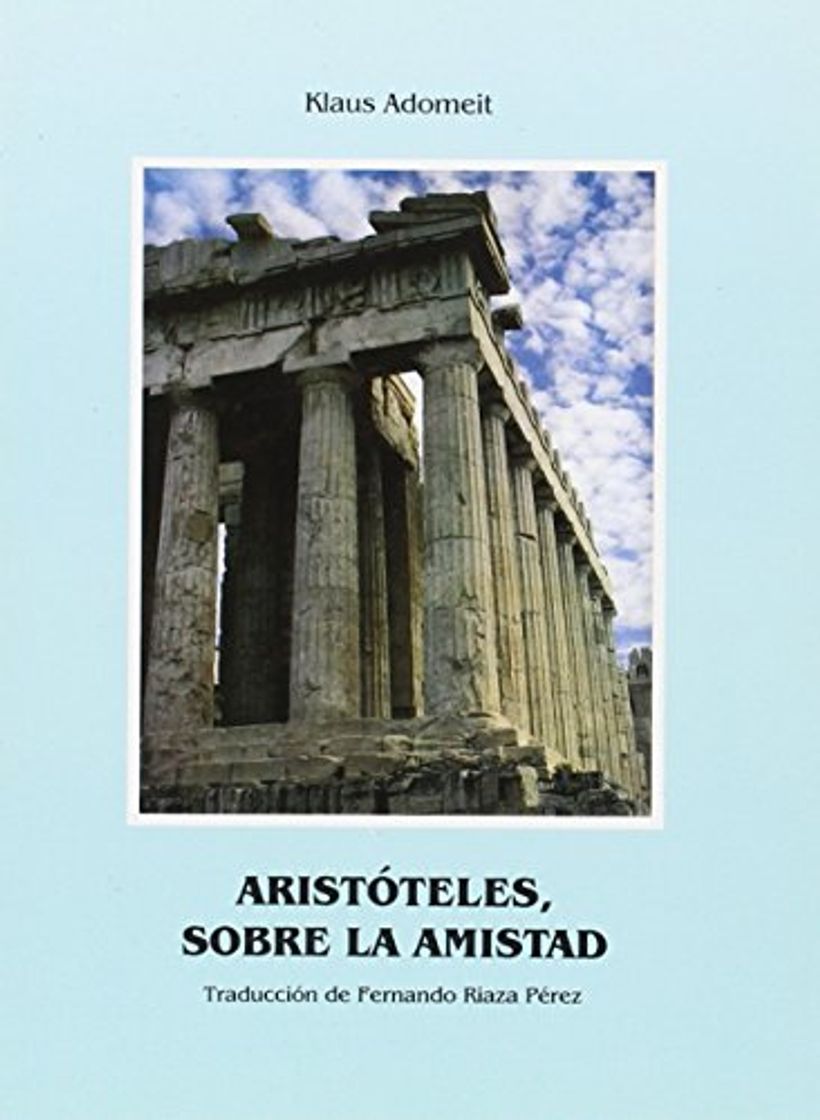 Book ARISTOTELES SOBRE LA AMISTAD