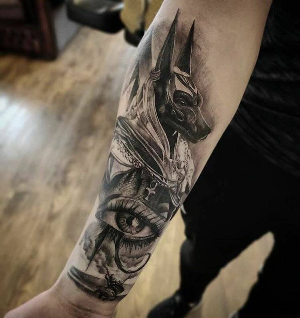 Fashion Tattoo Anubis