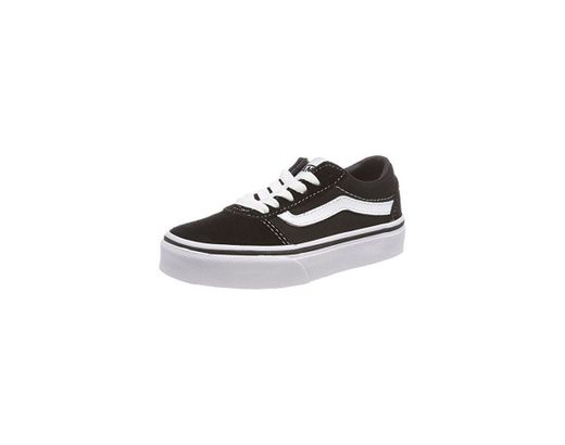 Vans Ward Suede/Canvas, Zapatillas Unisex niños, Negro