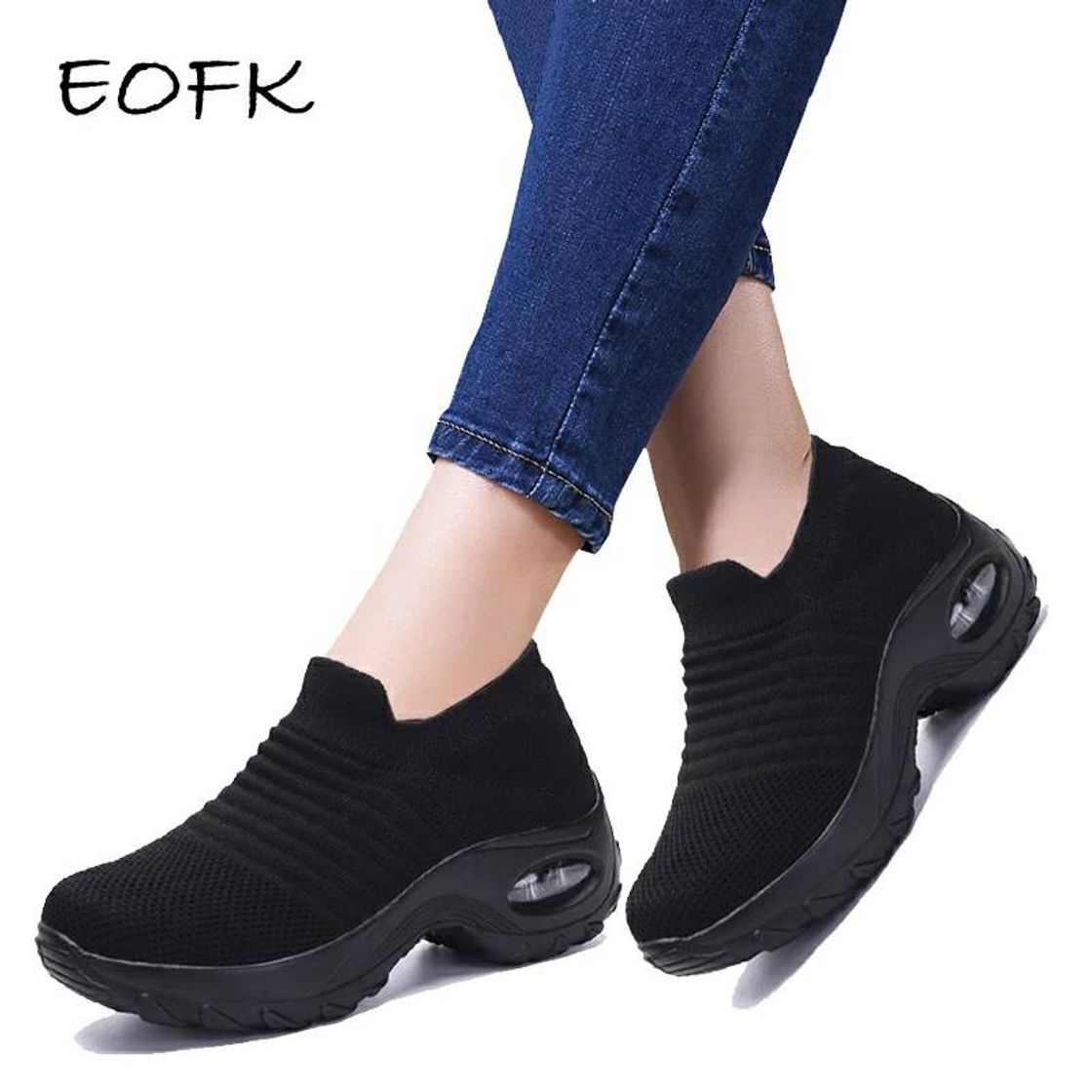 Social Zapatillas casuales con plataforma