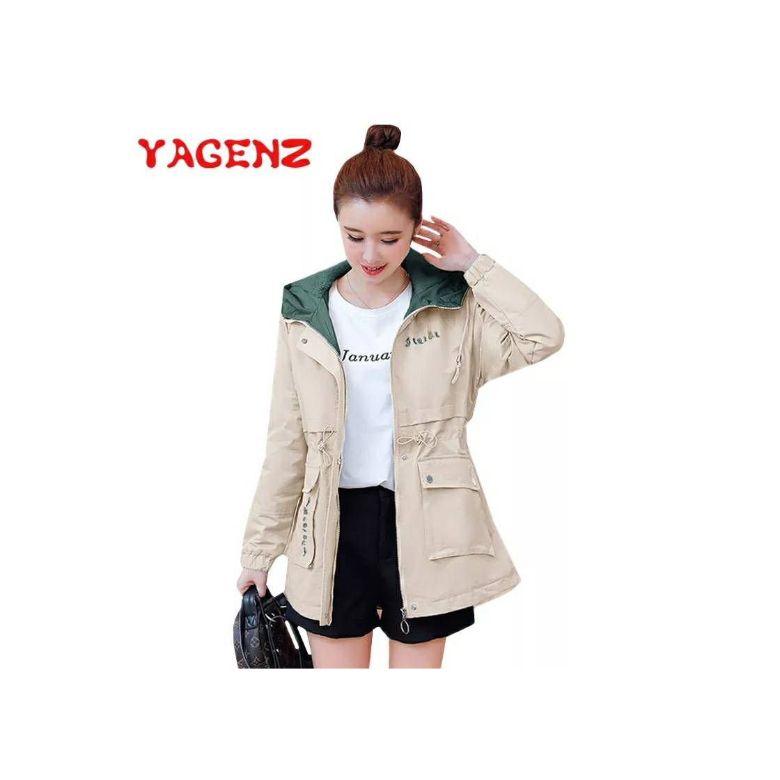 Social Abrigo casual corto 