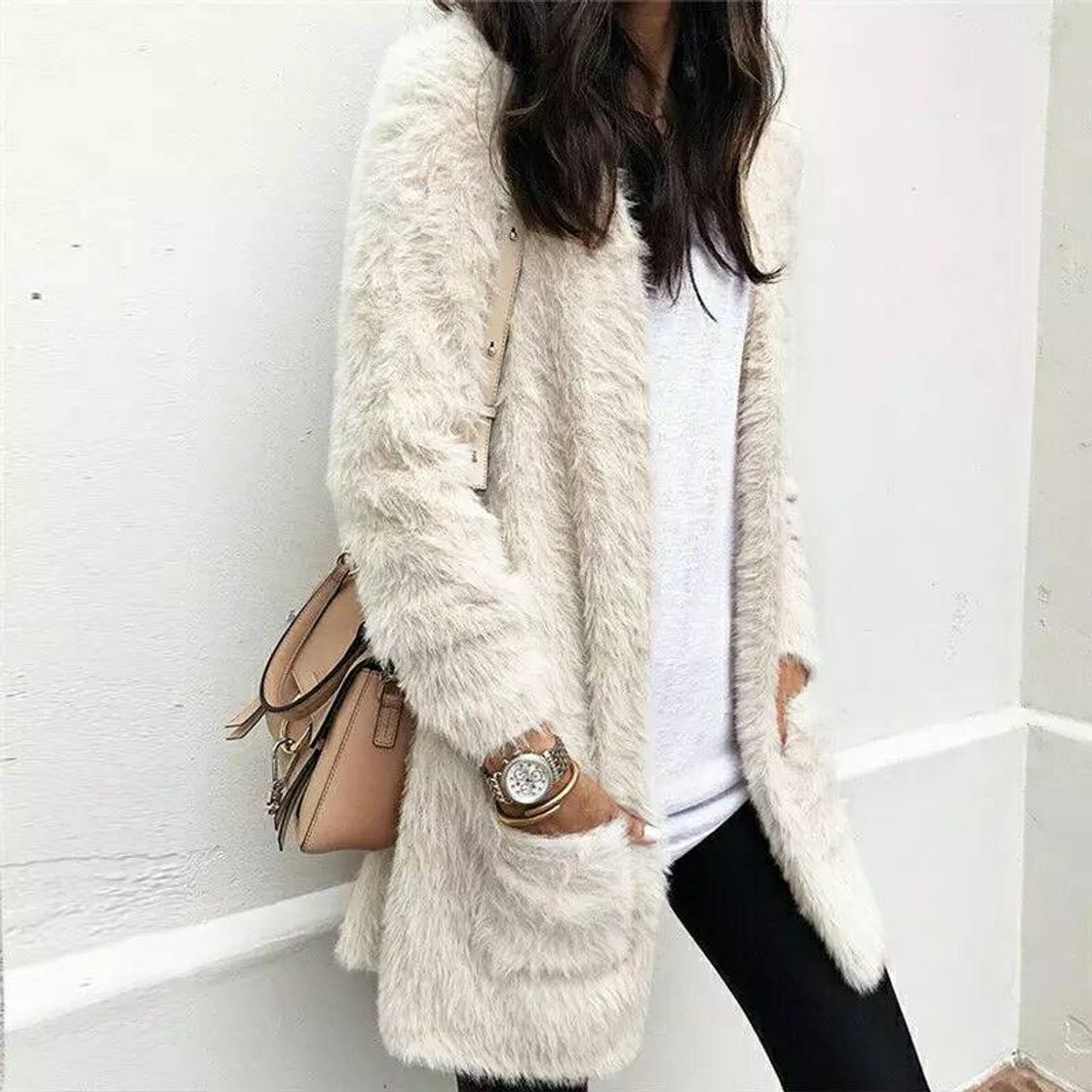 Social Saco de invierno sin botones