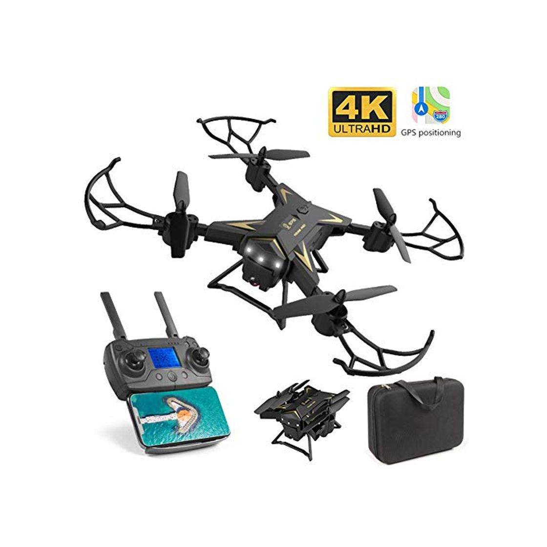 Producto EACHINE E520S Drone con Camara HD Drone 4k Drone GPS Drones con