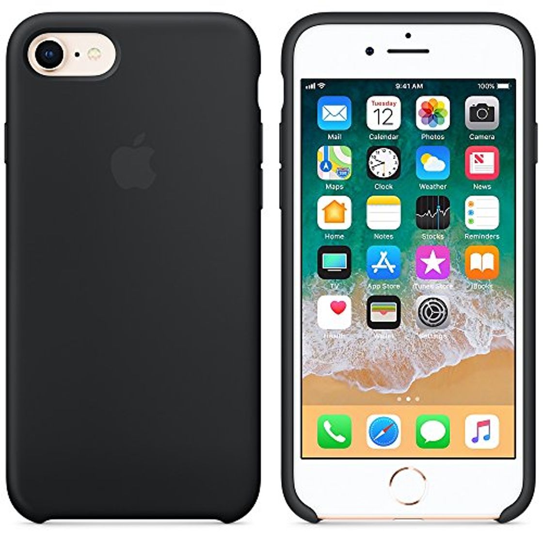 Social Funda para iPhone 7/8 Carcasa Silicona Suave Colores del Caramelo con Superfino