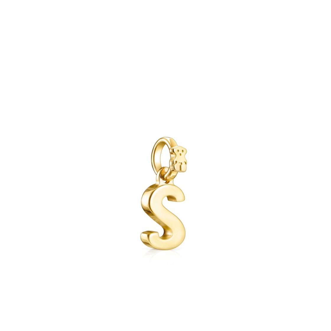 Product Pingente Alphabet letra S em Ouro Vermeil