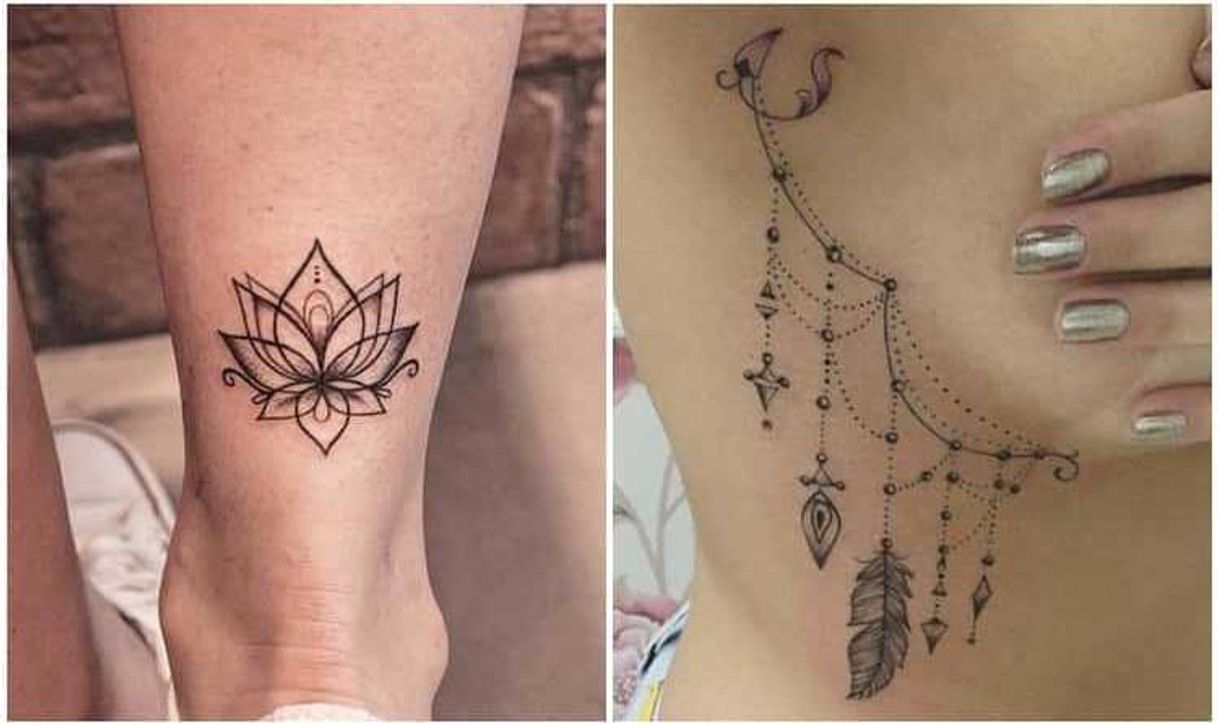 Fashion Tatuagens delicadas