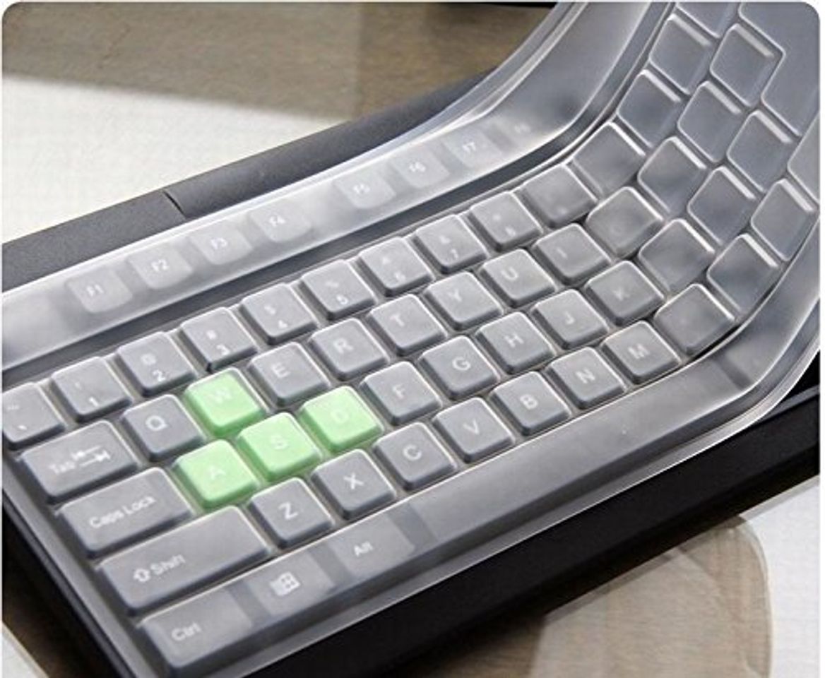 Producto Anne porque Agua Densidad silicona Universal PC Desktop Teclado Skin Protector Cover – blanco