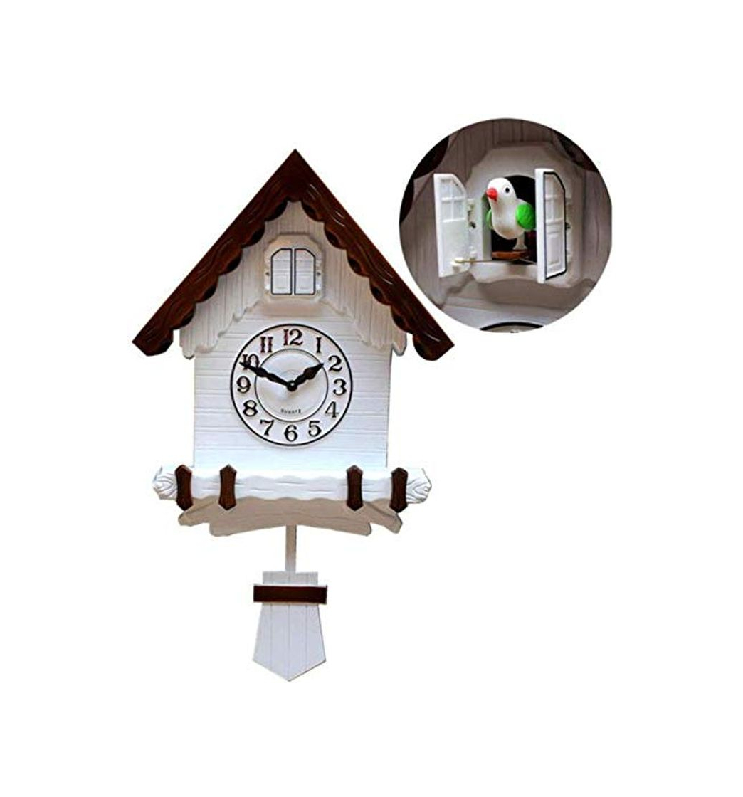 Producto gzb Negro Del Reloj de Cuco Bosque Chalet de Reloj de Cuarzo