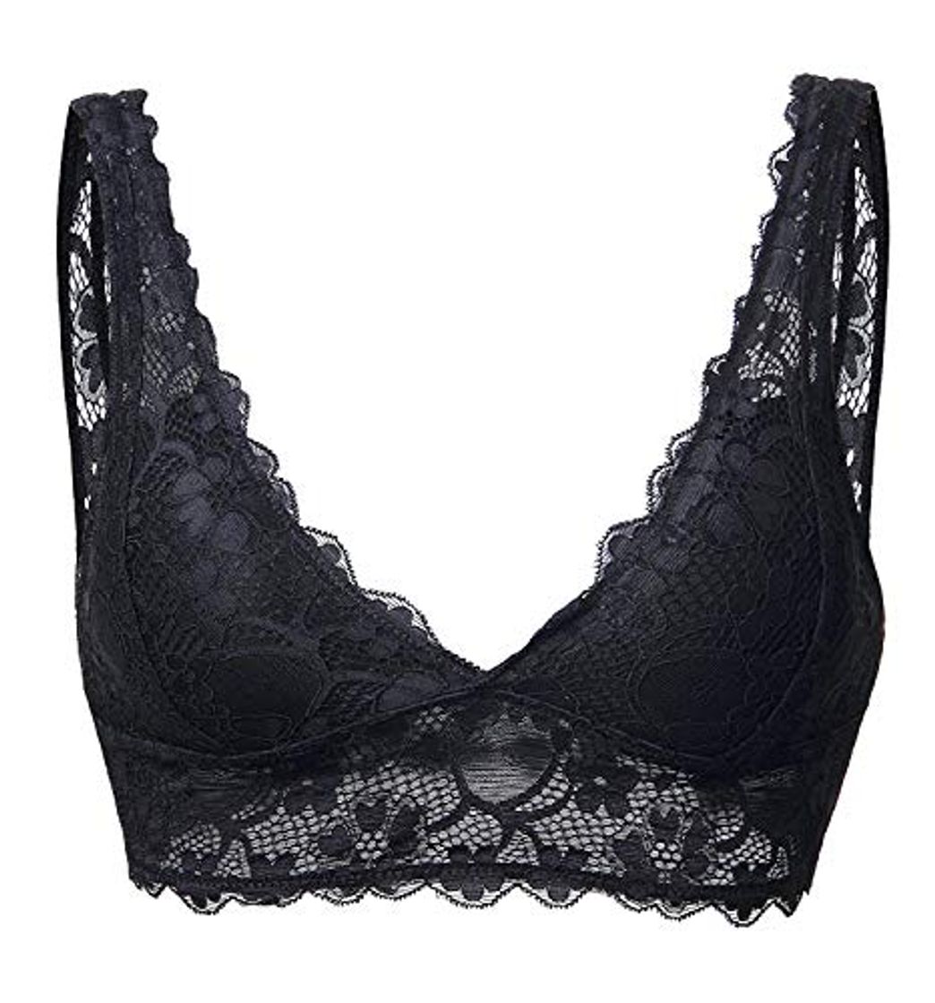 Producto YIANNA Mujer Sujetador De Encaje con Relleno Elasticidad Sujetadores Comfort Lace Bra