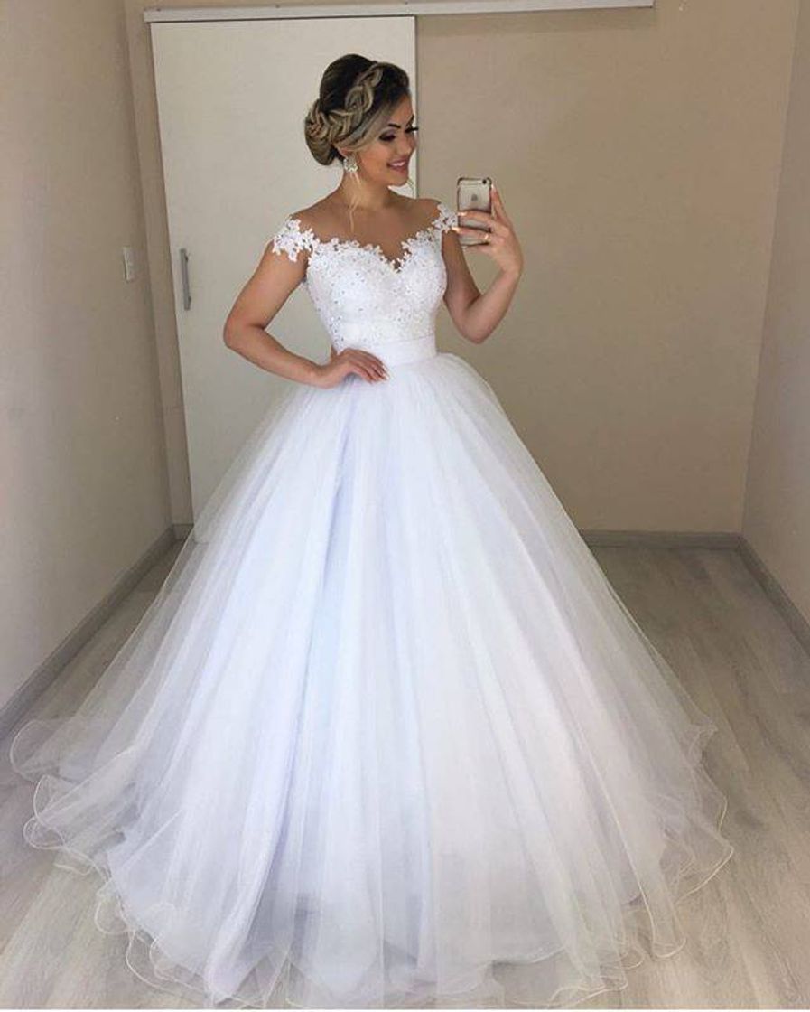 Moda Vestido de noiva simples e lindo 😍