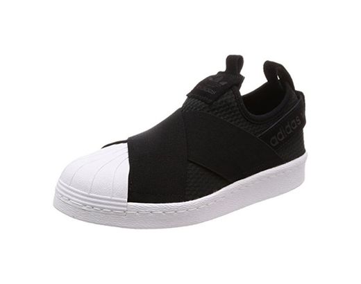 adidas Superstar Slip On W, Zapatillas para Mujer, Negro