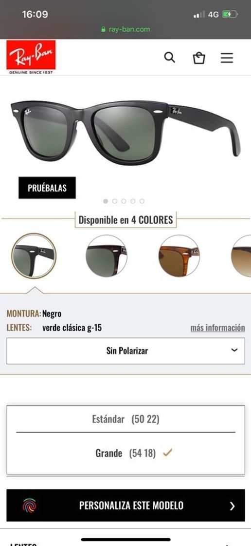 Producto Mis gafas