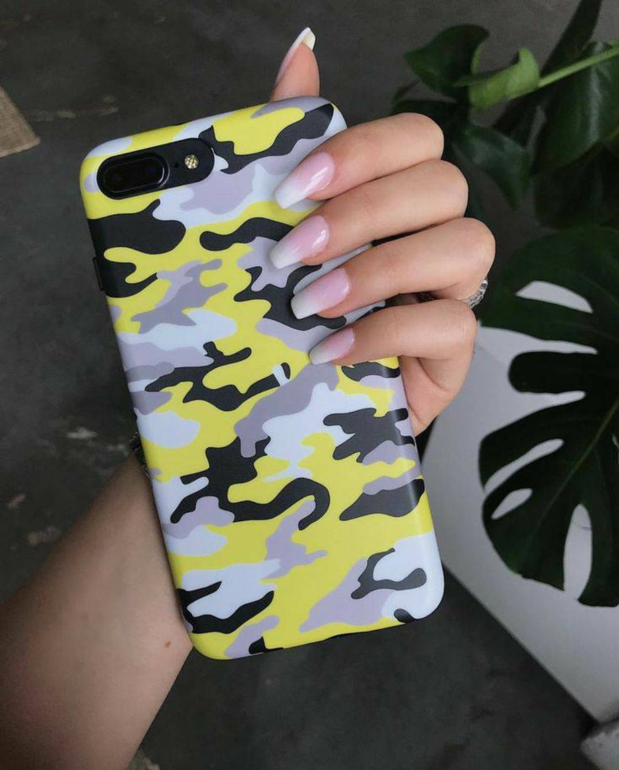 Fashion Yellow Camo IPhone Case